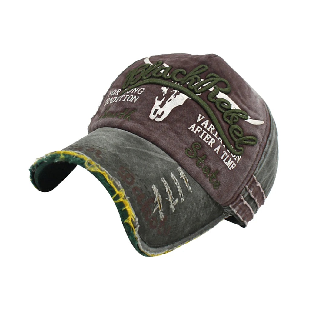 Retro Canvas Baseball Cap Hat For Women Men Vintage Dad Hat Letter Outdoor Sports Caps Hip Hop Hats