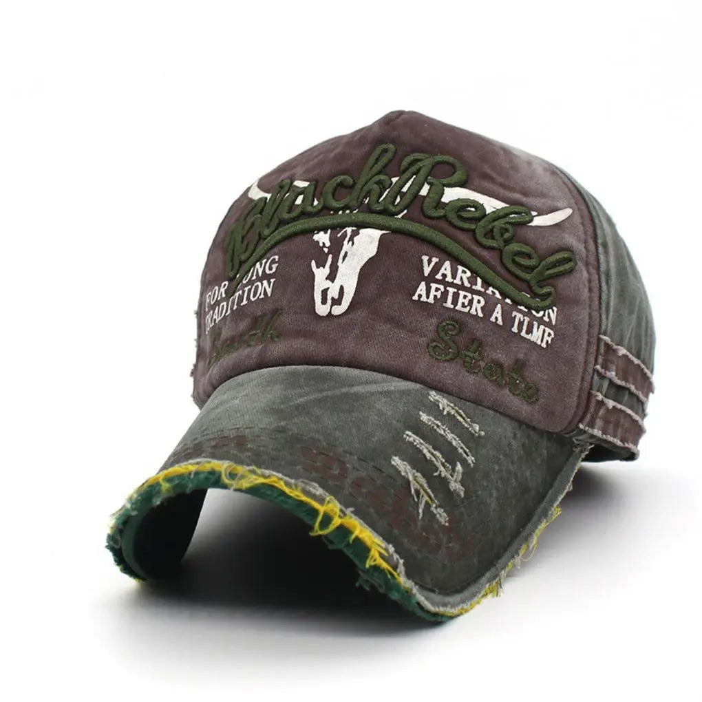 Retro Canvas Baseball Cap Hat For Women Men Vintage Dad Hat Letter Outdoor Sports Caps Hip Hop Hats