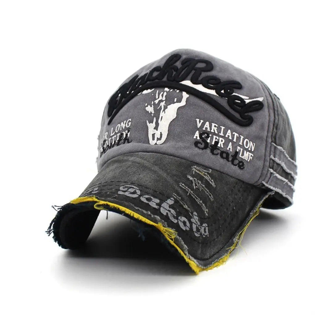 Retro Canvas Baseball Cap Hat For Women Men Vintage Dad Hat Letter Outdoor Sports Caps Hip Hop Hats