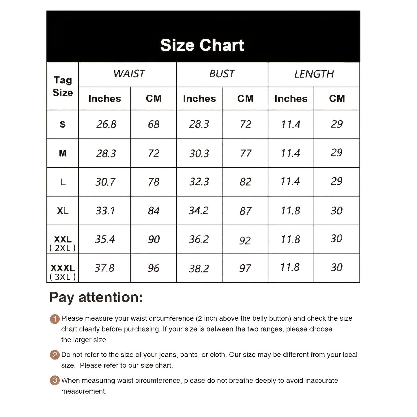 Order A Size Up, Breathable Neoprene Waist Trainer Trimmer Belt, Body Shapewear For Women