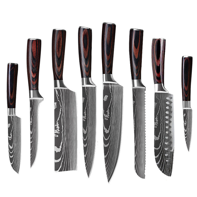 6 Piece Set 8 Piece Set 10 Piece Set Knife Chef's Knife Chef's Knife Kitchen Knife Cooking