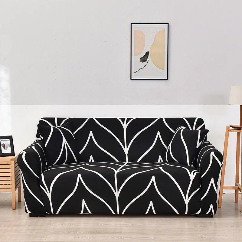 Elastic Sofa Covers for Living Room Sofa Cover Geometric Couch Cover Pets Corner L Shaped Chaise Longue Sofa Slipcover 1PC