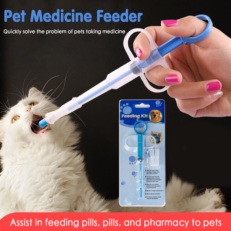 Medicine Syringe Tablet Pill Gun Piller Pet Dispenser Medicine