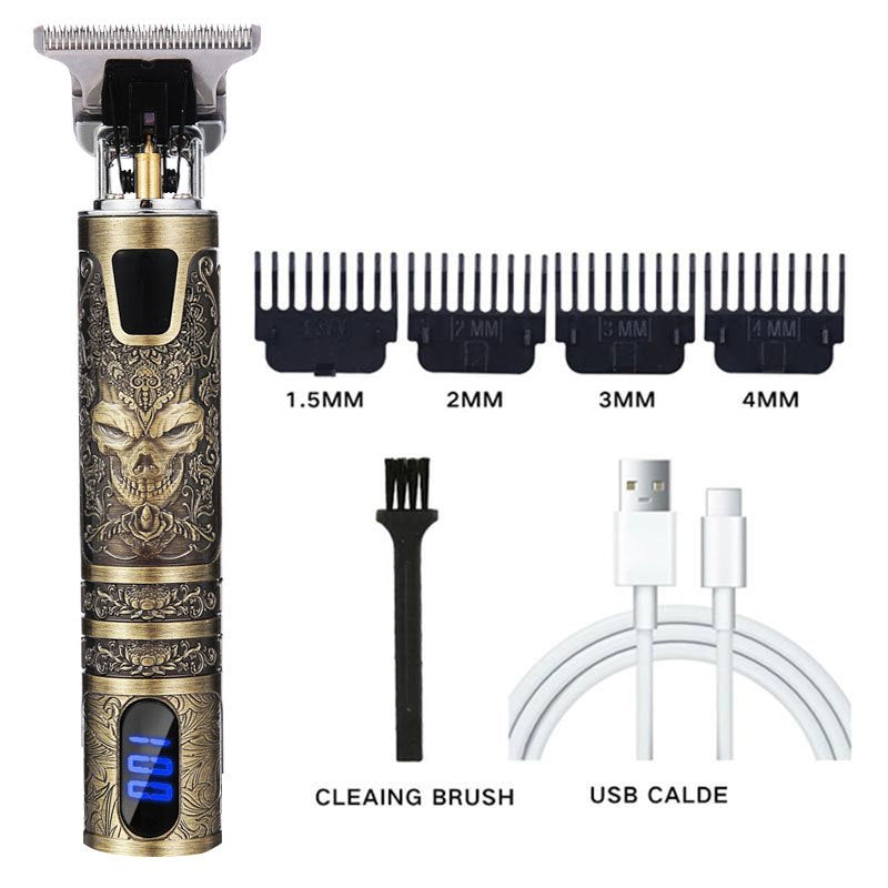 T9 Hair Clipper Electric Clipper Razor Hair Clipper, Professional Cordless T Blade Trimmer, Beard Edger Liners ,Barber Shavers For Hair Cutting