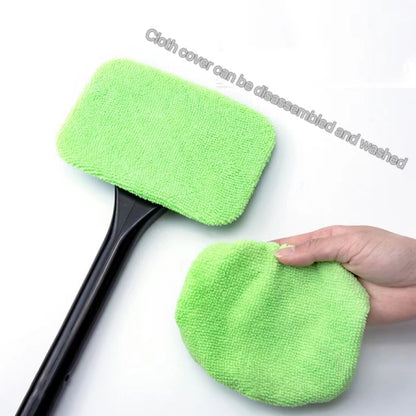 Car Glass Plastic Cleaning Brush With A Replacement Detachable Brush Head