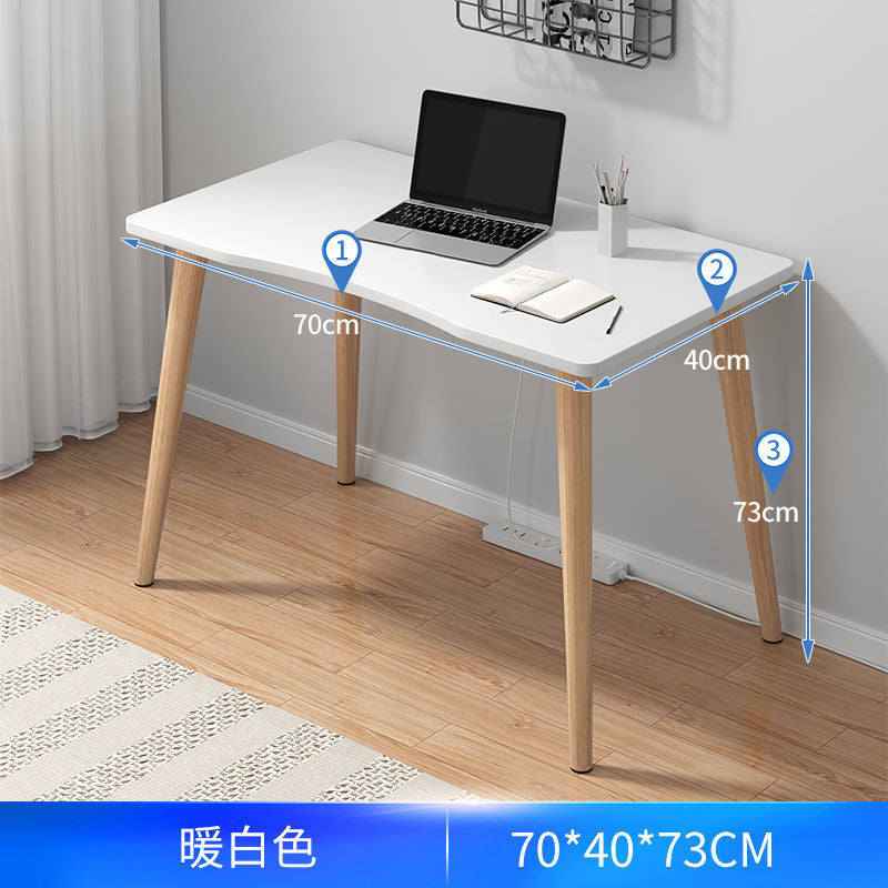 Bedroom simple computer desk small laptop study table chair